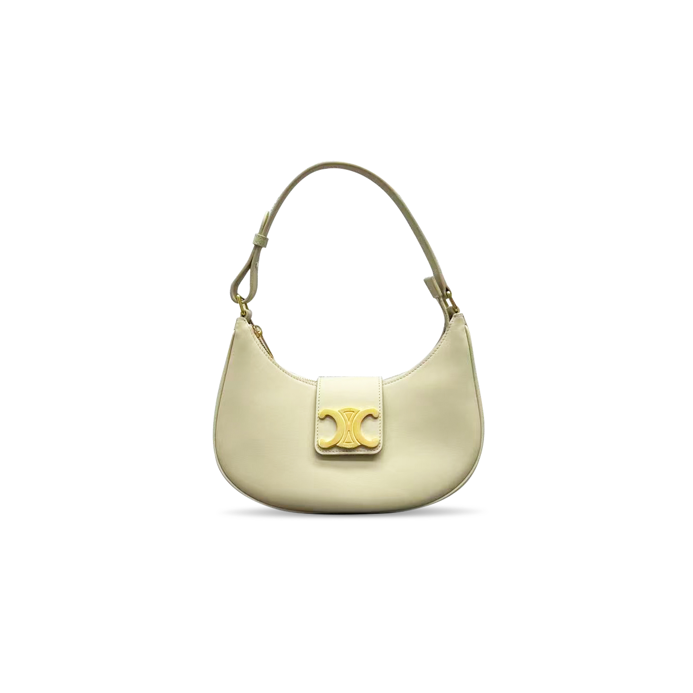 CELINE AVA TRIOMPHE ARMPIT BAG 114492 (23*13.5*6cm) CELINE AVA TRIOMPHE ARMPIT BAG 114492 (23*13.5*6cm)